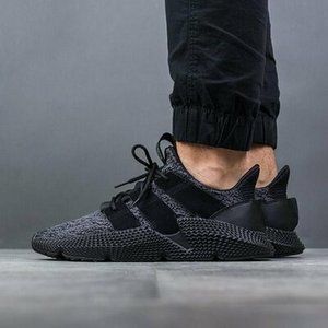 Adidas Originals Boys Prophere Black Shoes Size 7Y